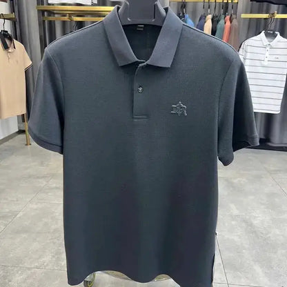 100% cotton high-end breathable short sleeve POLO shirt men 2024summer luxury brand embroidery Paul T-shirt fashion men&