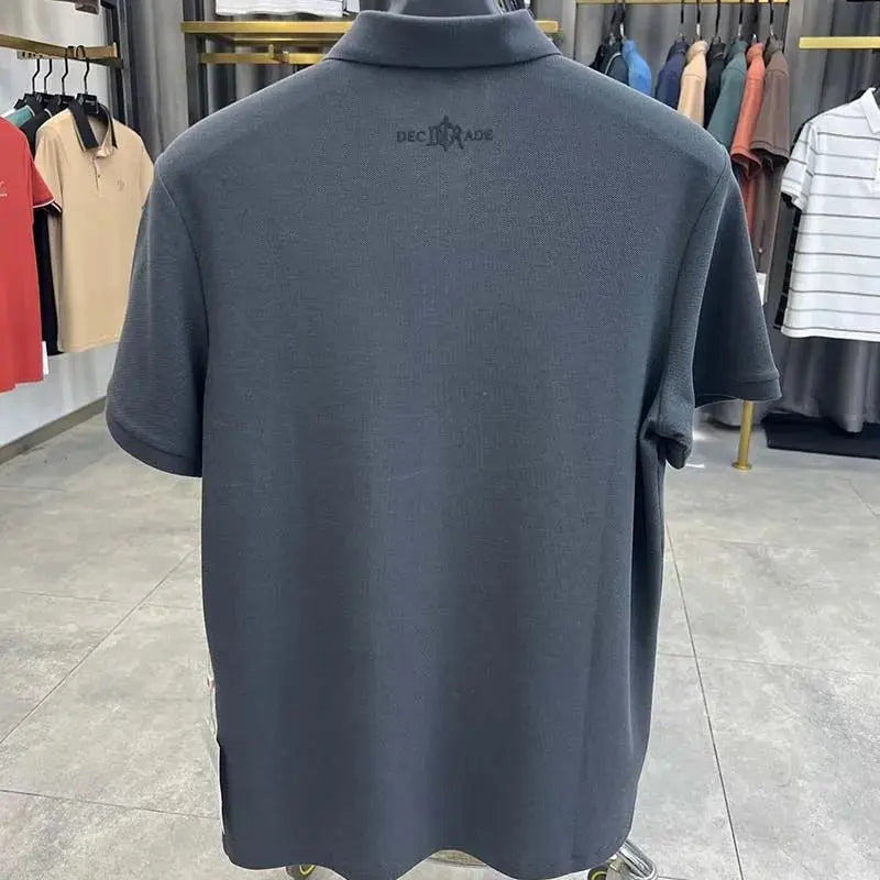 100% cotton high-end breathable short sleeve POLO shirt men 2024summer luxury brand embroidery Paul T-shirt fashion men&