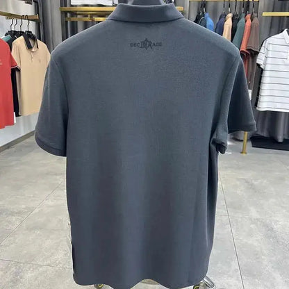 100% cotton high-end breathable short sleeve POLO shirt men 2024summer luxury brand embroidery Paul T-shirt fashion men&