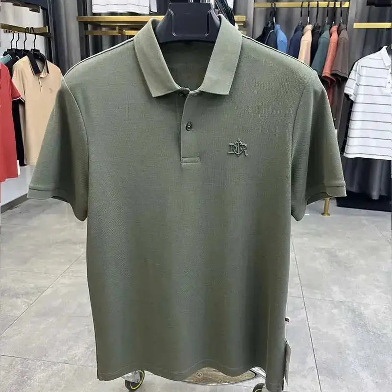 100% cotton high-end breathable short sleeve POLO shirt men 2024summer luxury brand embroidery Paul T-shirt fashion men&