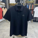 100% cotton high-end breathable short sleeve POLO shirt men 2024summer luxury brand embroidery Paul T-shirt fashion men&