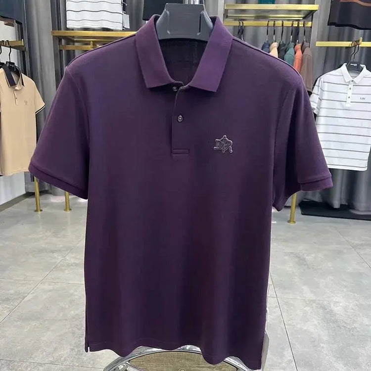 100% cotton high-end breathable short sleeve POLO shirt men 2024summer luxury brand embroidery Paul T-shirt fashion men&