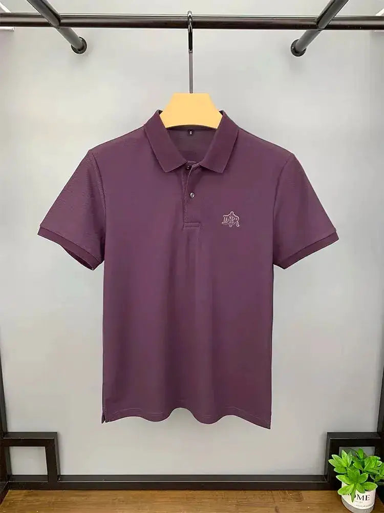 100% cotton high-end breathable short sleeve POLO shirt men 2024summer luxury brand embroidery Paul T-shirt fashion men&