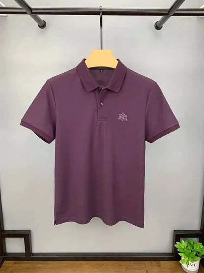 100% cotton high-end breathable short sleeve POLO shirt men 2024summer luxury brand embroidery Paul T-shirt fashion men&