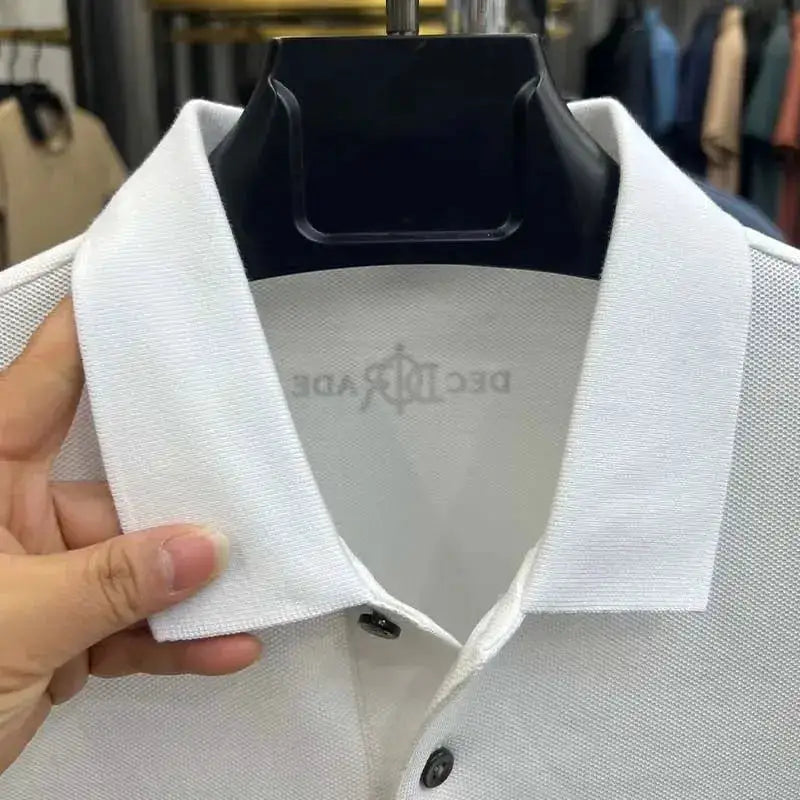 100% cotton high-end breathable short sleeve POLO shirt men 2024summer luxury brand embroidery Paul T-shirt fashion men&