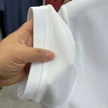 100% cotton high-end breathable short sleeve POLO shirt men 2024summer luxury brand embroidery Paul T-shirt fashion men&