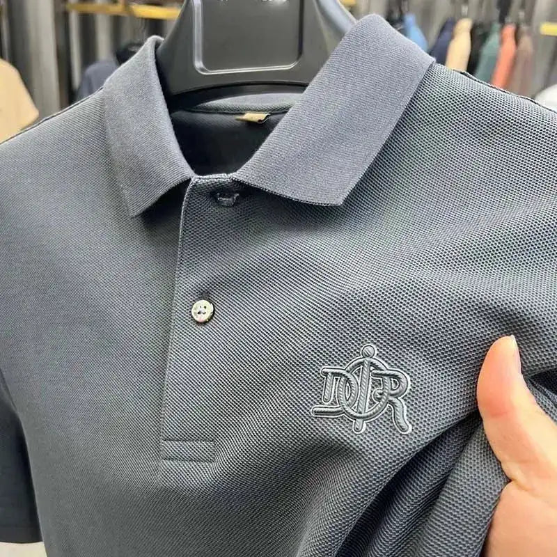 100% cotton high-end breathable short sleeve POLO shirt men 2024summer luxury brand embroidery Paul T-shirt fashion men&