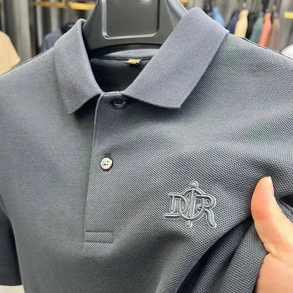 100% cotton high-end breathable short sleeve POLO shirt men 2024summer luxury brand embroidery Paul T-shirt fashion men&