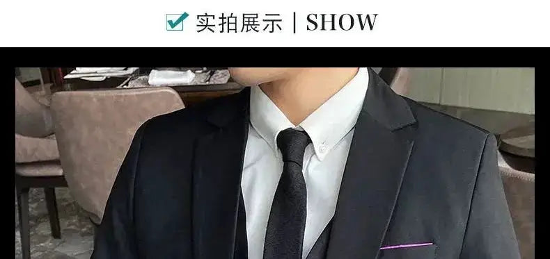 Suit (Blazer+ Vest + Pants) Men&