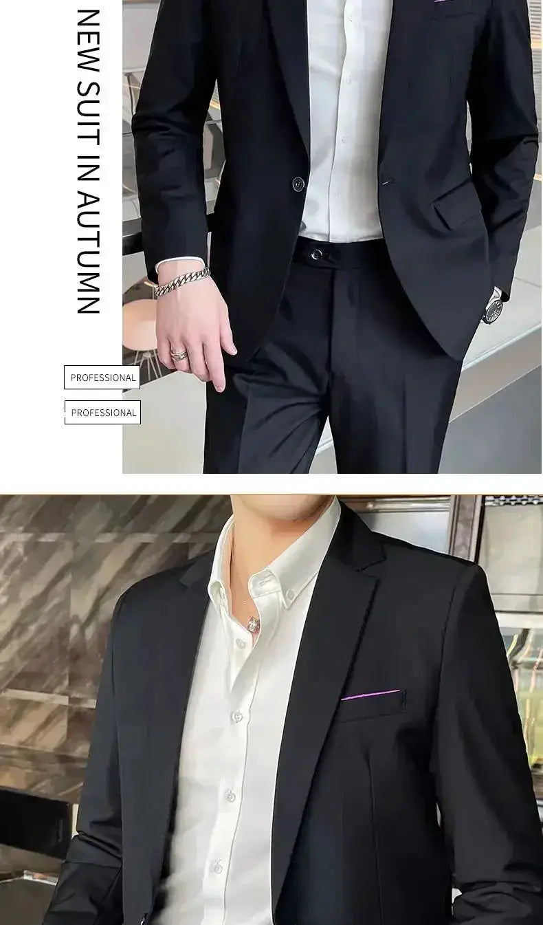 Suit (Blazer+ Vest + Pants) Men&
