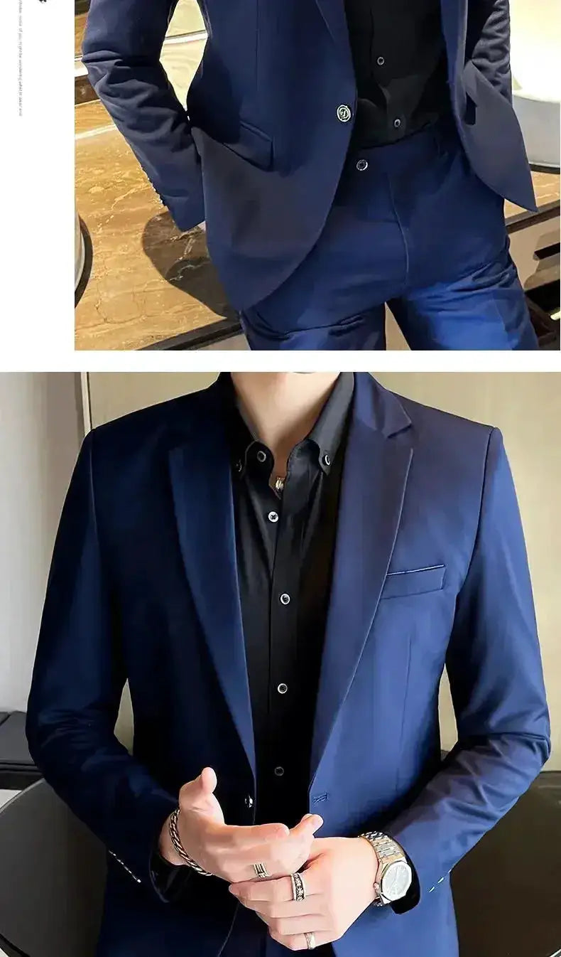 Suit (Blazer+ Vest + Pants) Men&