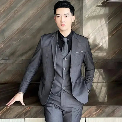 Suit (Blazer+ Vest + Pants) Men&