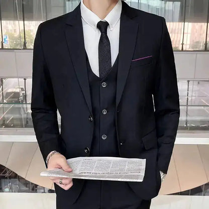 Suit (Blazer+ Vest + Pants) Men&