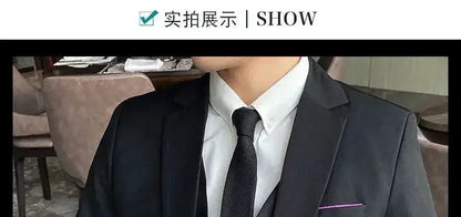 Suit (Blazer+ Vest + Pants) Men&