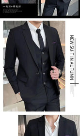Suit (Blazer+ Vest + Pants) Men&