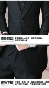 Suit (Blazer+ Vest + Pants) Men&