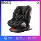 360 Swivel Toddler Car Seat with Retractable Support Anti-Tip Leg, ISOFIX Mount Safety System, Dual SIP Side Impact Module, Integrated Skeleton Shell, Forward and Rearward Facing Multi-Age Child Seat SHOPEZRA L.L.C.