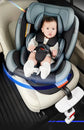 360 Swivel Toddler Car Seat with Retractable Support Anti-Tip Leg, ISOFIX Mount Safety System, Dual SIP Side Impact Module, Integrated Skeleton Shell, Forward and Rearward Facing Multi-Age Child Seat SHOPEZRA L.L.C.