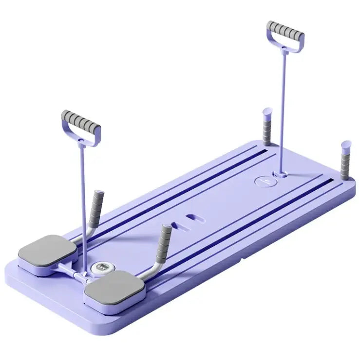 Household abdominal wheel fitness board in purple design for effective home workouts and strength training.