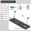 Grey folding abdominal wheel fitness board by SHOPEZRA L.L.C. for core workouts and household exercise routines.