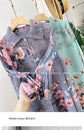 Womens Dresses Evening Dresses Fashion Holiday Style Printed Dress Spring/Summer Flower Folding Long Dress Loose Plus Size Skirt SHOPEZRA L.L.C.