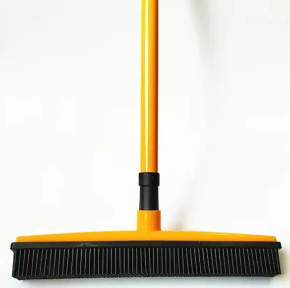 Grey SHOPEZRA L.L.C. pet hair removal broom mop for easy cleaning of pet hair from floors and carpets.