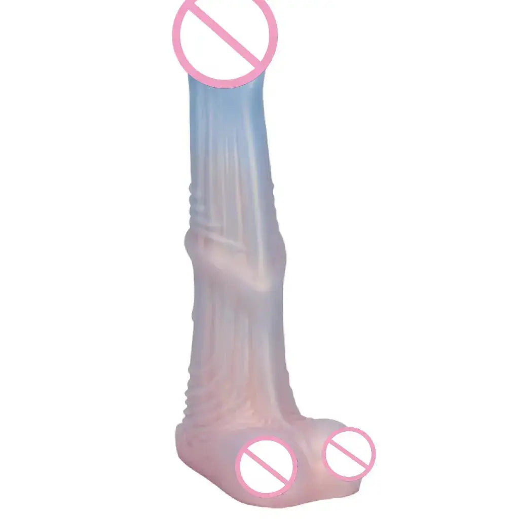 Giant dildo and anal plug sex toy with G-spot stimulation for female adult use, made by SHOPEZRA L.L.C.