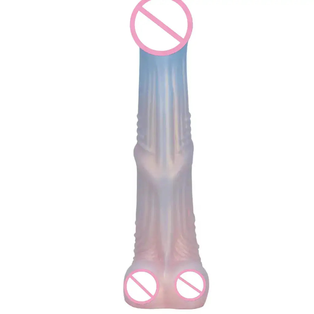 Giant dildo and anal plug sex toy by SHOPEZRA L.L.C., featuring G-spot stimulation and vaginal and anal dilation.