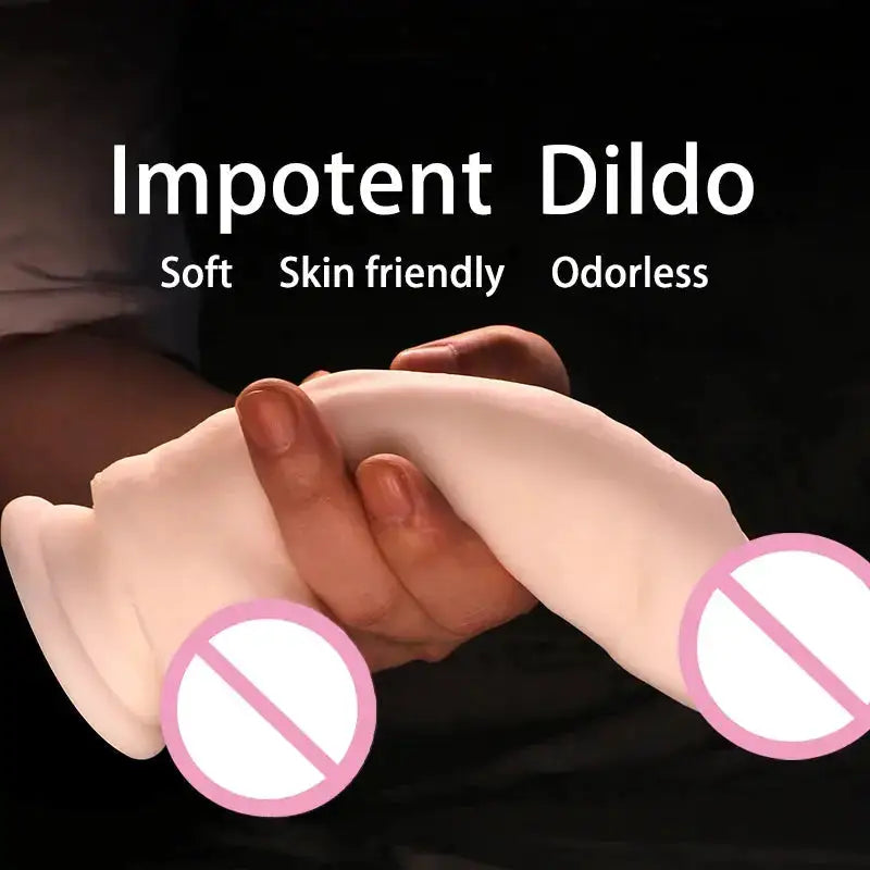 Special-shaped No Self-standing Super Soft Dildo Women Vaginal Stimulation Intimate Massager Suction Cup Dick for Lesbian 18+ by Dropshipman