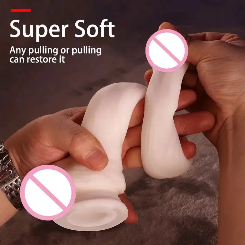 Special-shaped No Self-standing Super Soft Dildo Women Vaginal Stimulation Intimate Massager Suction Cup Dick for Lesbian 18+ by Dropshipman
