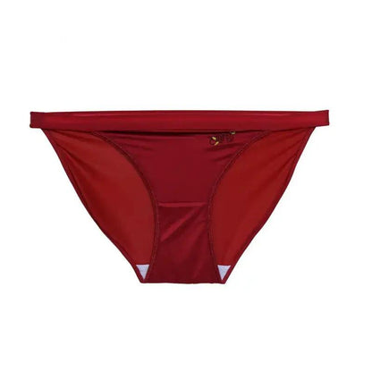 Noble and Elegant European and American Court Noble Satin Ladies Underwear Ice Silk Rose Embroidered Underwear for Women by Dropshipman