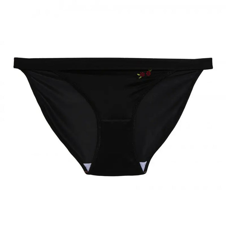 Noble and Elegant European and American Court Noble Satin Ladies Underwear Ice Silk Rose Embroidered Underwear for Women SHOPEZRA L.L.C.