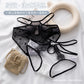 Hollow-out Lace Mid-waist Women&
