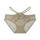 Hollow-out Lace Mid-waist Women&