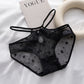 Hollow-out Lace Mid-waist Women&