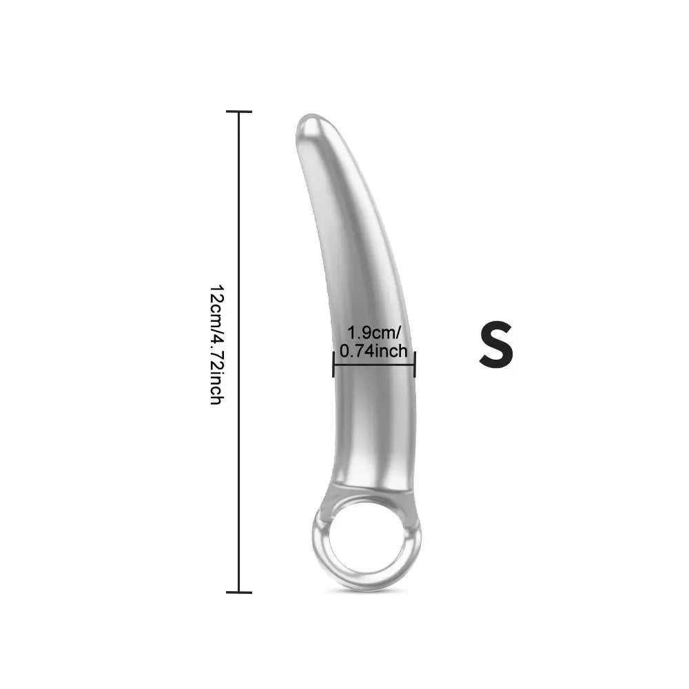 Clear silicone dildo for women, G-spot and anal massager, adult sex toy with beginner-friendly design from SHOPEZRA L.L.C.