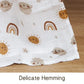 120x110cm Bamboo Cotton Baby Muslin Swaddle Blanket Cute Soft Print Baby Towel Wrap SHOPEZRA L.L.C.