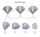 120x110cm Bamboo Cotton Baby Muslin Swaddle Blanket Cute Soft Print Baby Towel Wrap SHOPEZRA L.L.C.