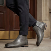 Boots Men Comfortable Fashion 2025 Brand Boots Leather SHOPEZRA L.L.C.