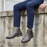 Boots Men Comfortable Fashion 2025 Brand Boots Leather SHOPEZRA L.L.C.