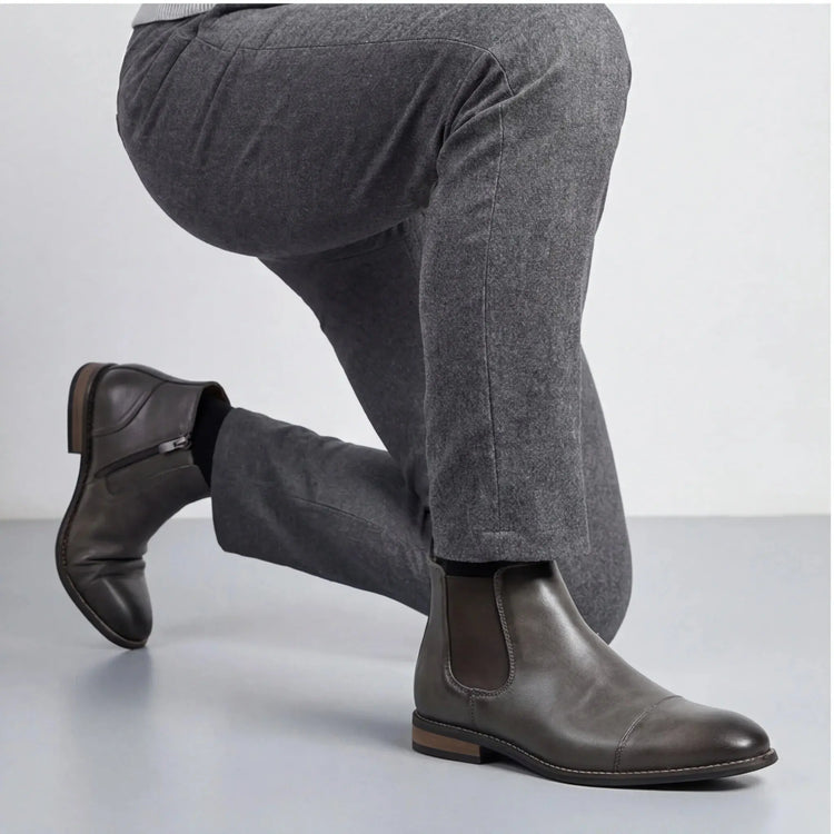 Boots Men Comfortable Fashion 2025 Brand Boots Leather SHOPEZRA L.L.C.