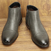 Boots Men Comfortable Fashion 2025 Brand Boots Leather SHOPEZRA L.L.C.