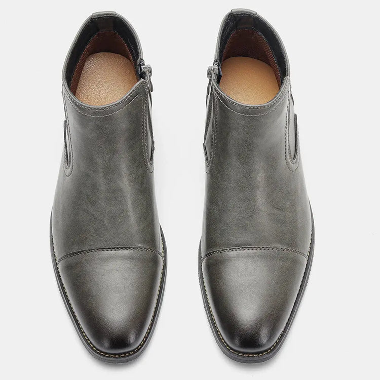 Boots Men Comfortable Fashion 2025 Brand Boots Leather SHOPEZRA L.L.C.