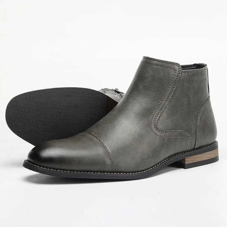 Boots Men Comfortable Fashion 2025 Brand Boots Leather SHOPEZRA L.L.C.