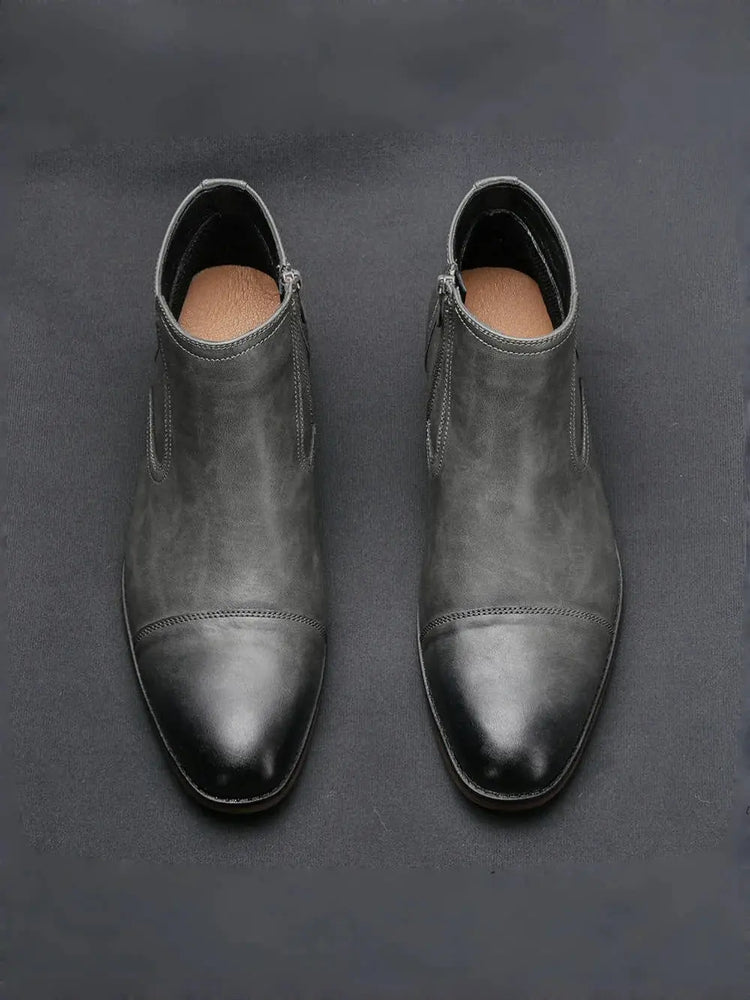 Boots Men Comfortable Fashion 2025 Brand Boots Leather SHOPEZRA L.L.C.