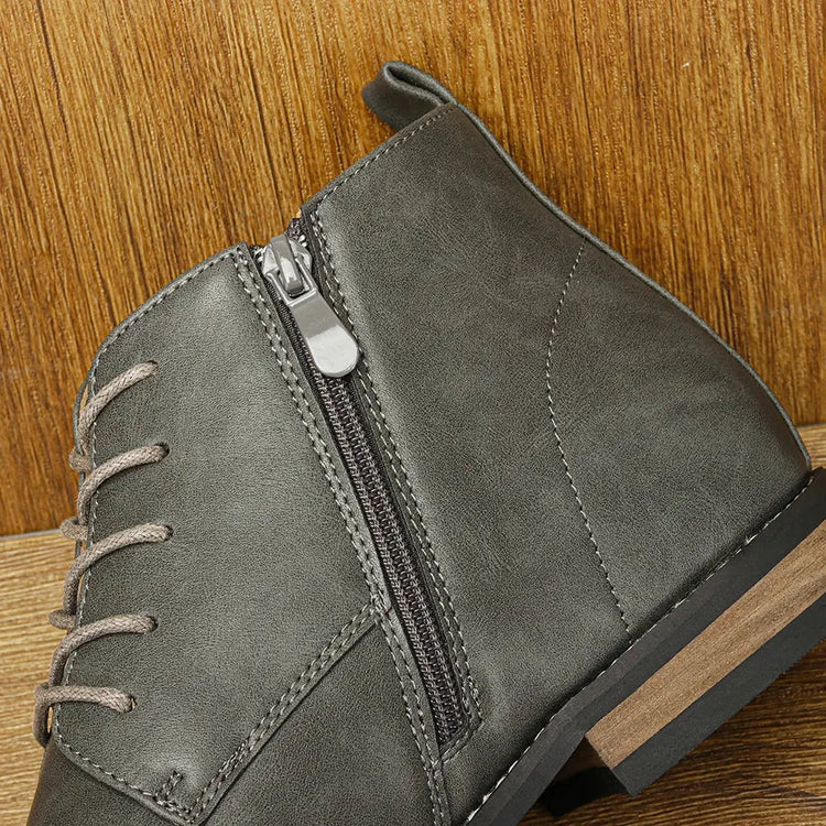 Boots Men Comfortable Fashion 2025 Brand Boots Leather SHOPEZRA L.L.C.