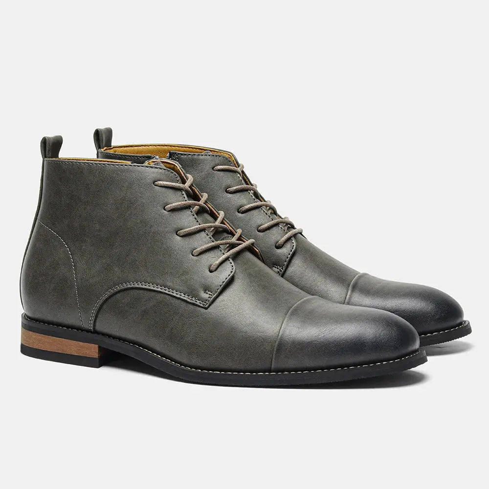 Boots Men Comfortable Fashion 2025 Brand Boots Leather SHOPEZRA L.L.C.