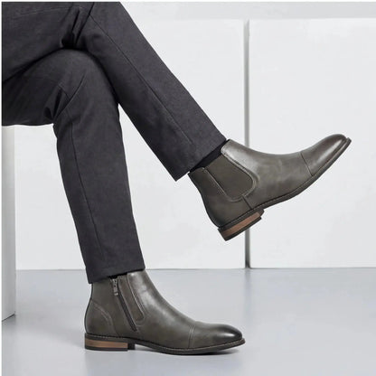 Boots Men Comfortable Fashion 2025 Brand Boots Leather by Dropshipman