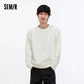 Semir Hoodie Men Color Block Fake Two Piece 2025 Autumn New Textured Letter Jacquard Casual Top SHOPEZRA L.L.C.