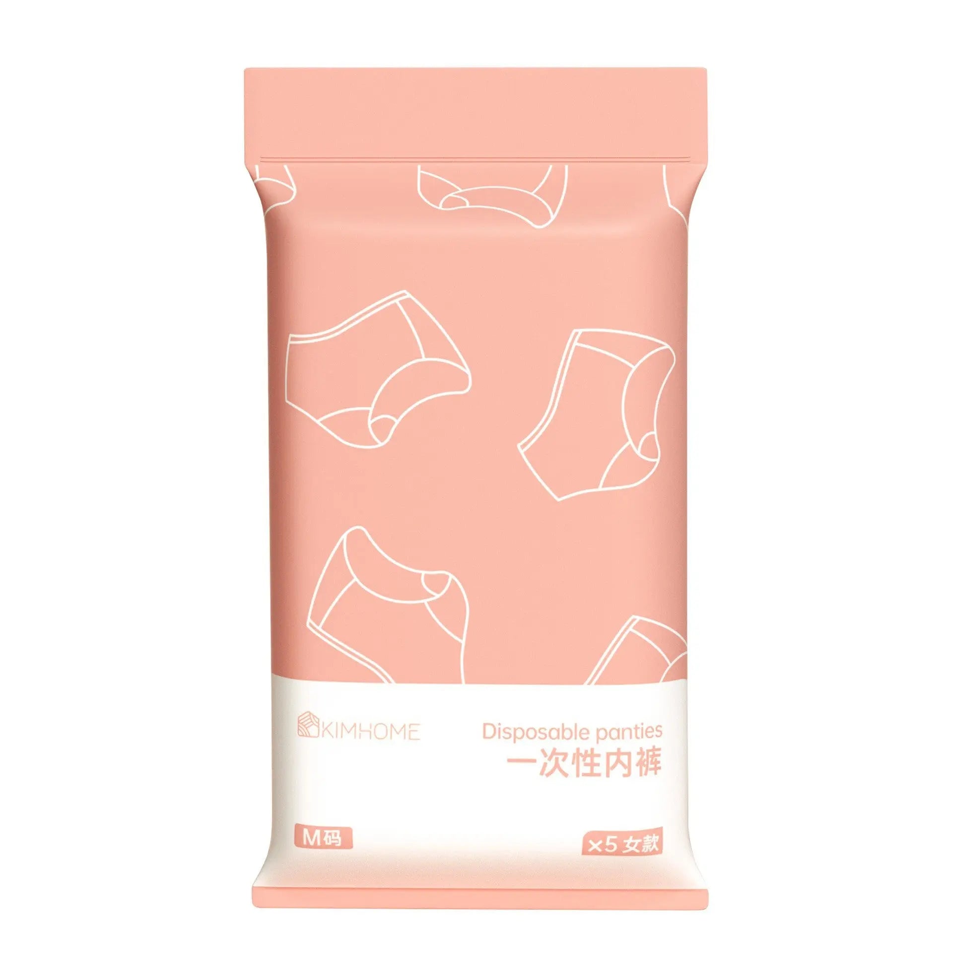 SHOPEZRA L.L.C. disposable women's underwear shorts, convenient pregnancy and travel underwear, pack of 8 XXL.